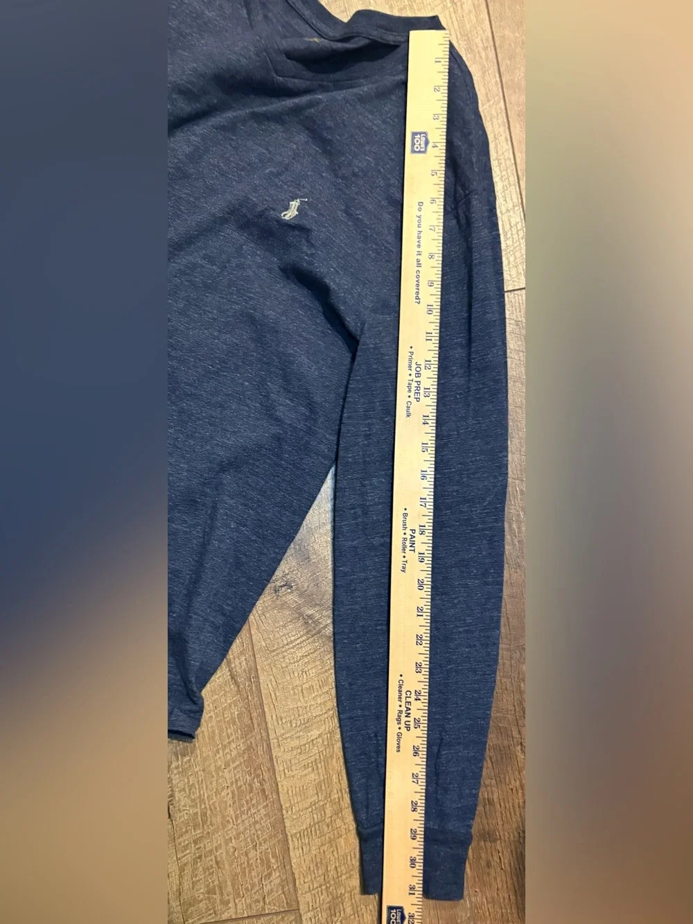Polo Ralph Lauren Men’s L Navy Long Sleeve V-Neck Shirt
